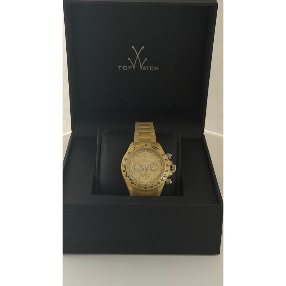 ToyWatch Chronograph Watch Cream Yellow - Picture 2 of 7